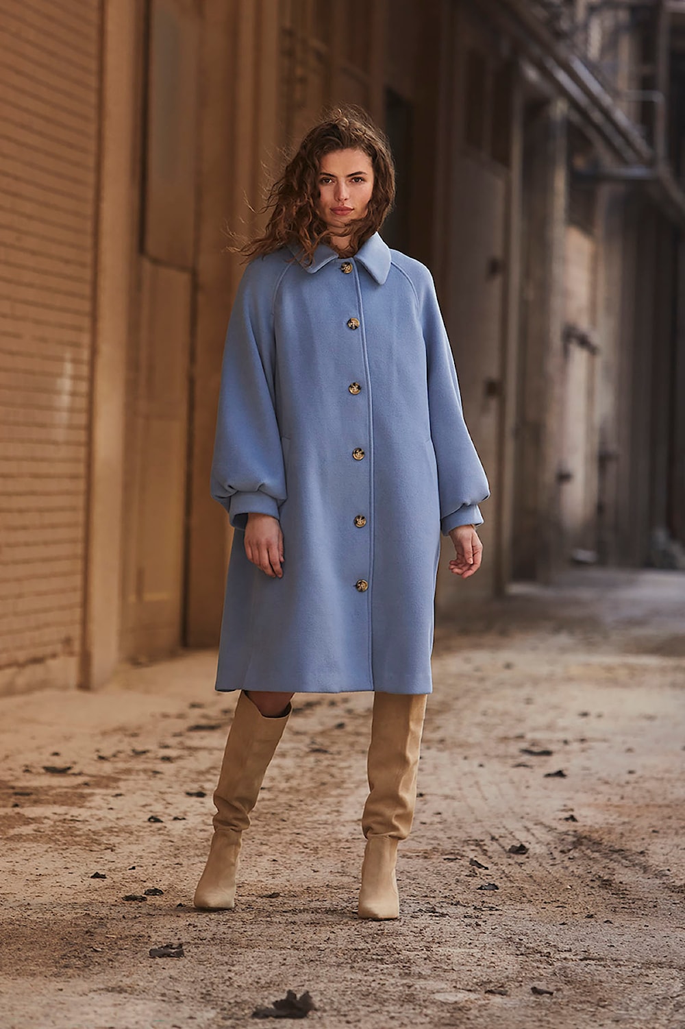 Addison Coat Rue De Femme Riverside Blue