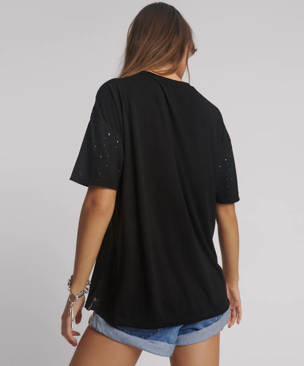 One Teaspoon Studded Night Sky Linen Tee