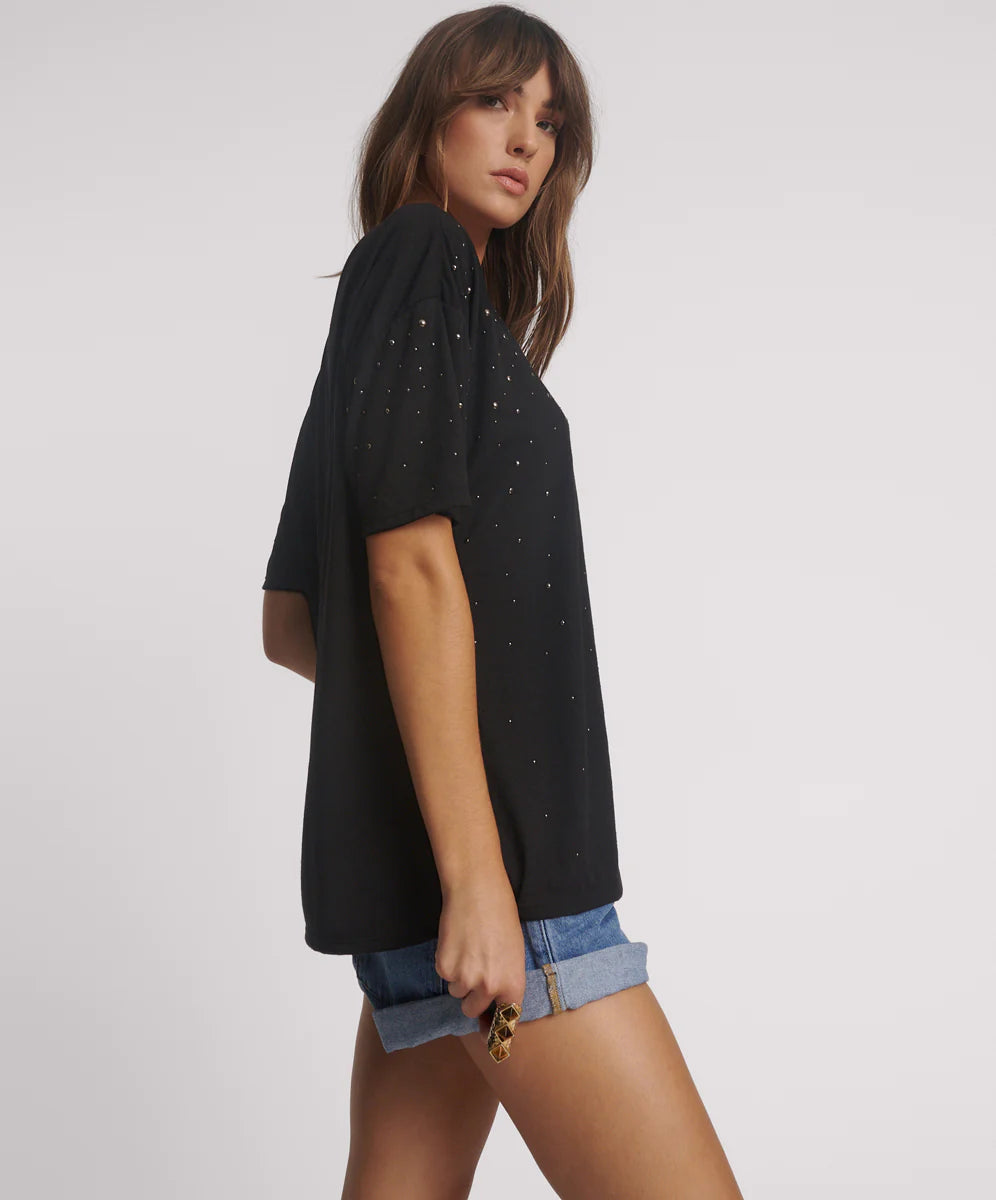 One Teaspoon Studded Night Sky Linen Tee