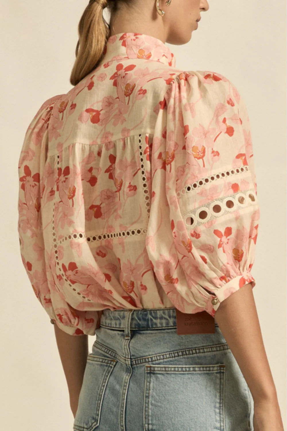 Cabaret Top Zoe Kratzmann Cherry Tulip