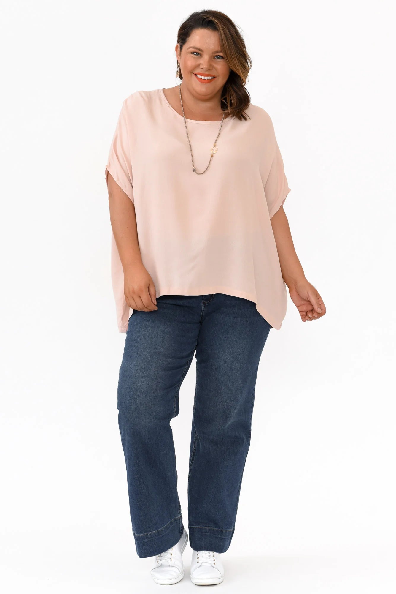 Drape Top Dusty Pink One Size