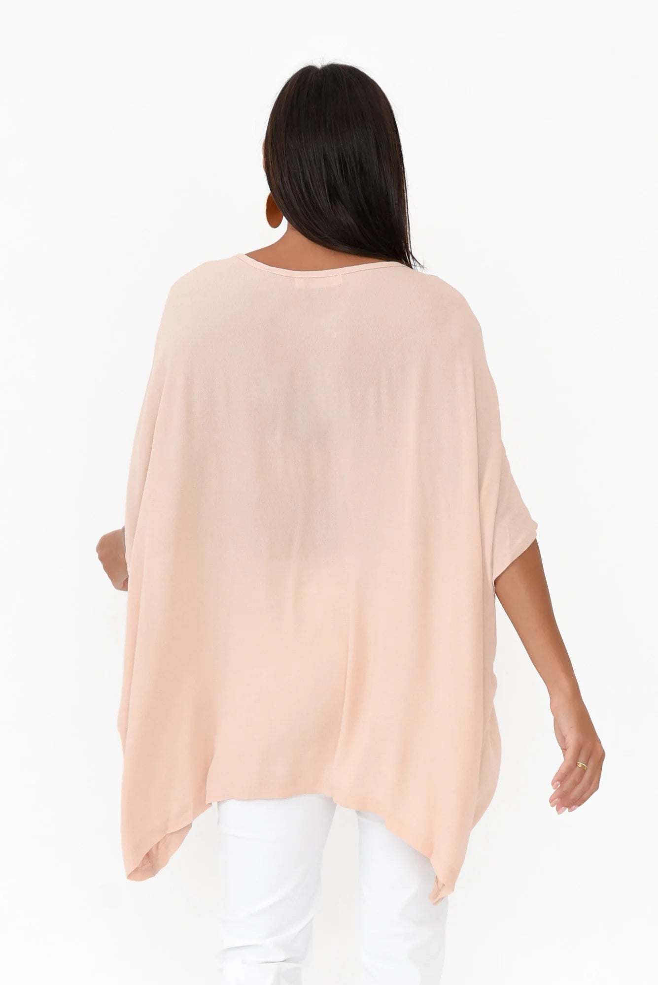 Drape Top Dusty Pink One Size