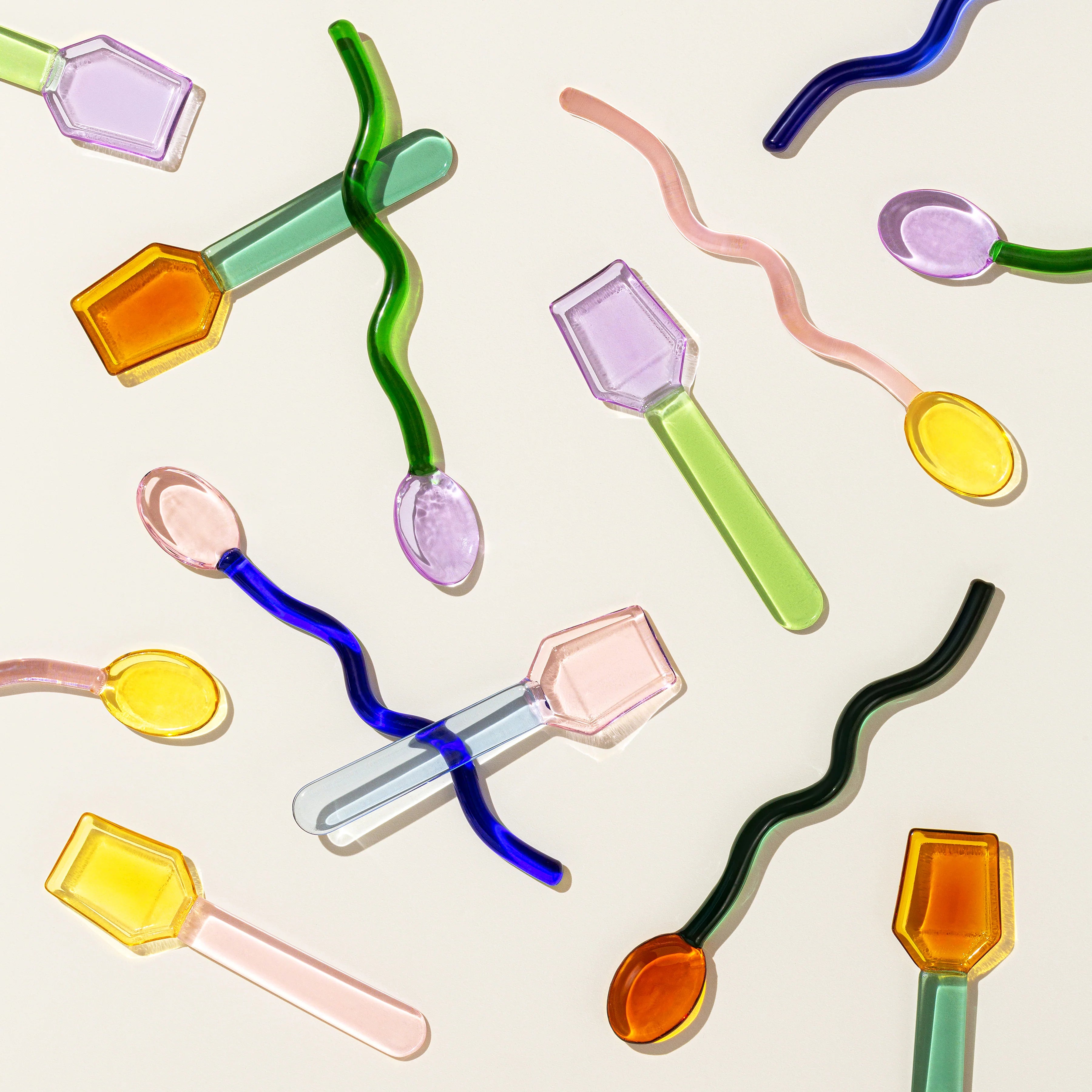 Sucker Glass Cocktail Stirrer Set MULTI