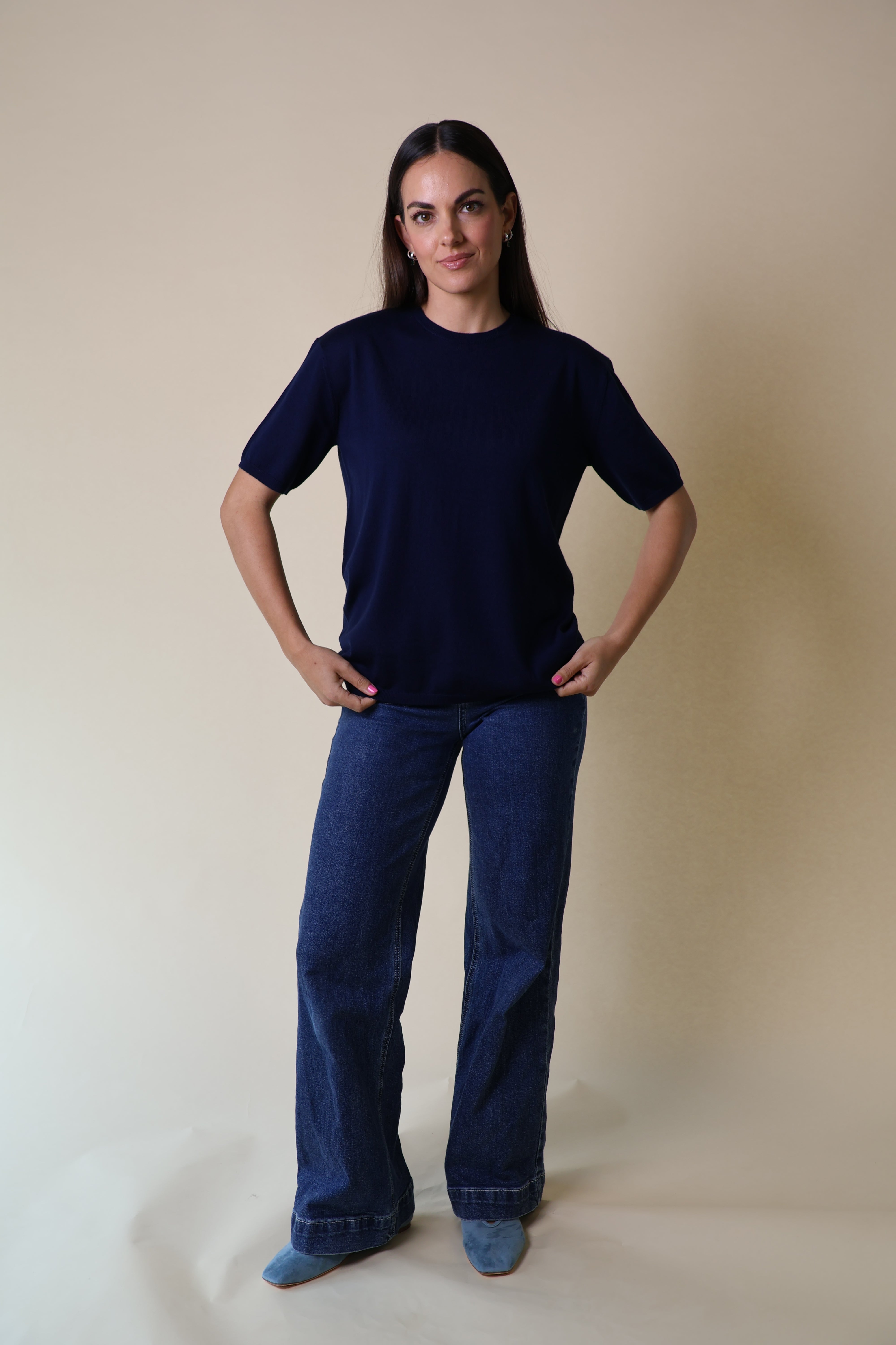Spinel Tee Yarnsmith Navy