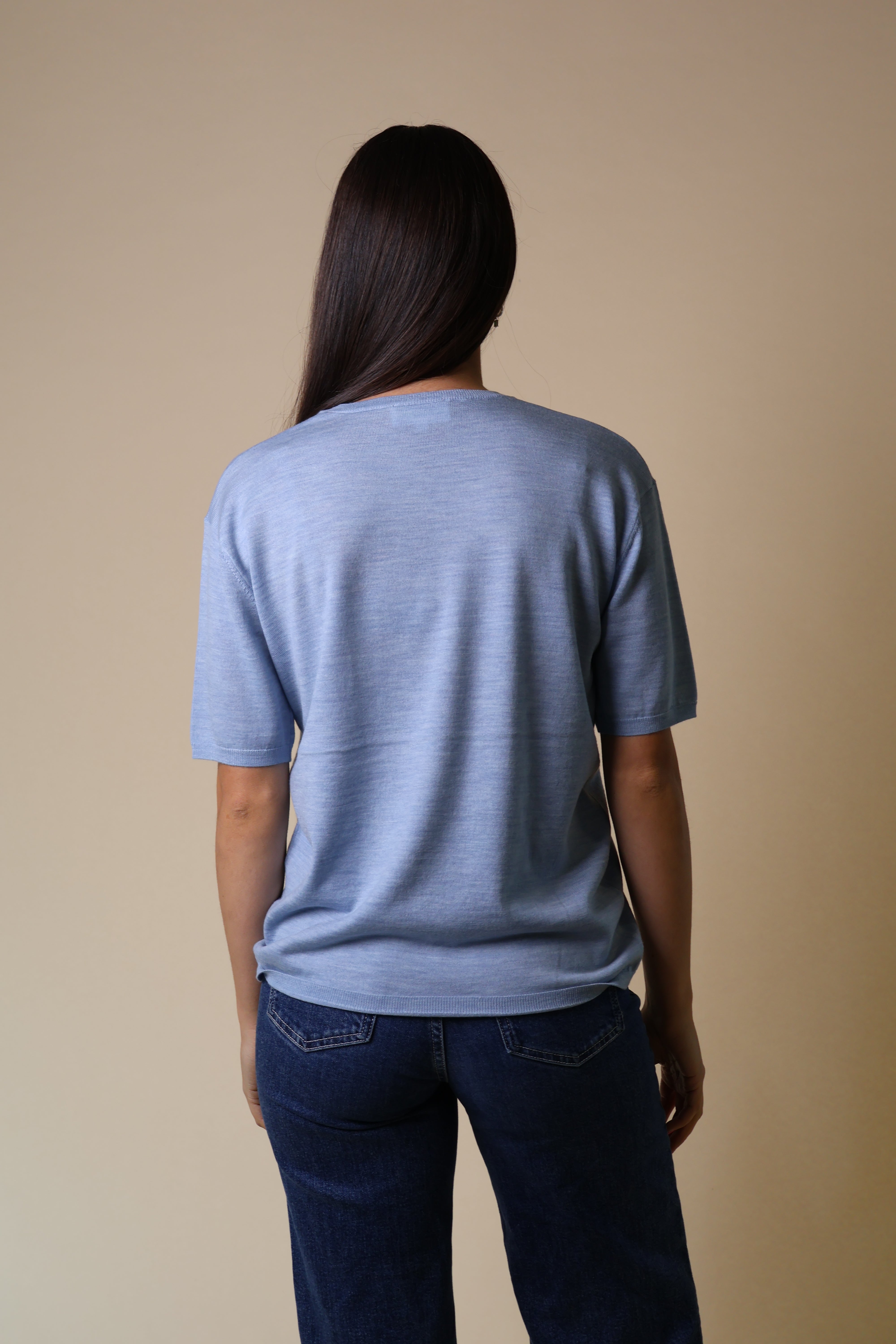 Spinel Tee Yarnsmith Pale Blue