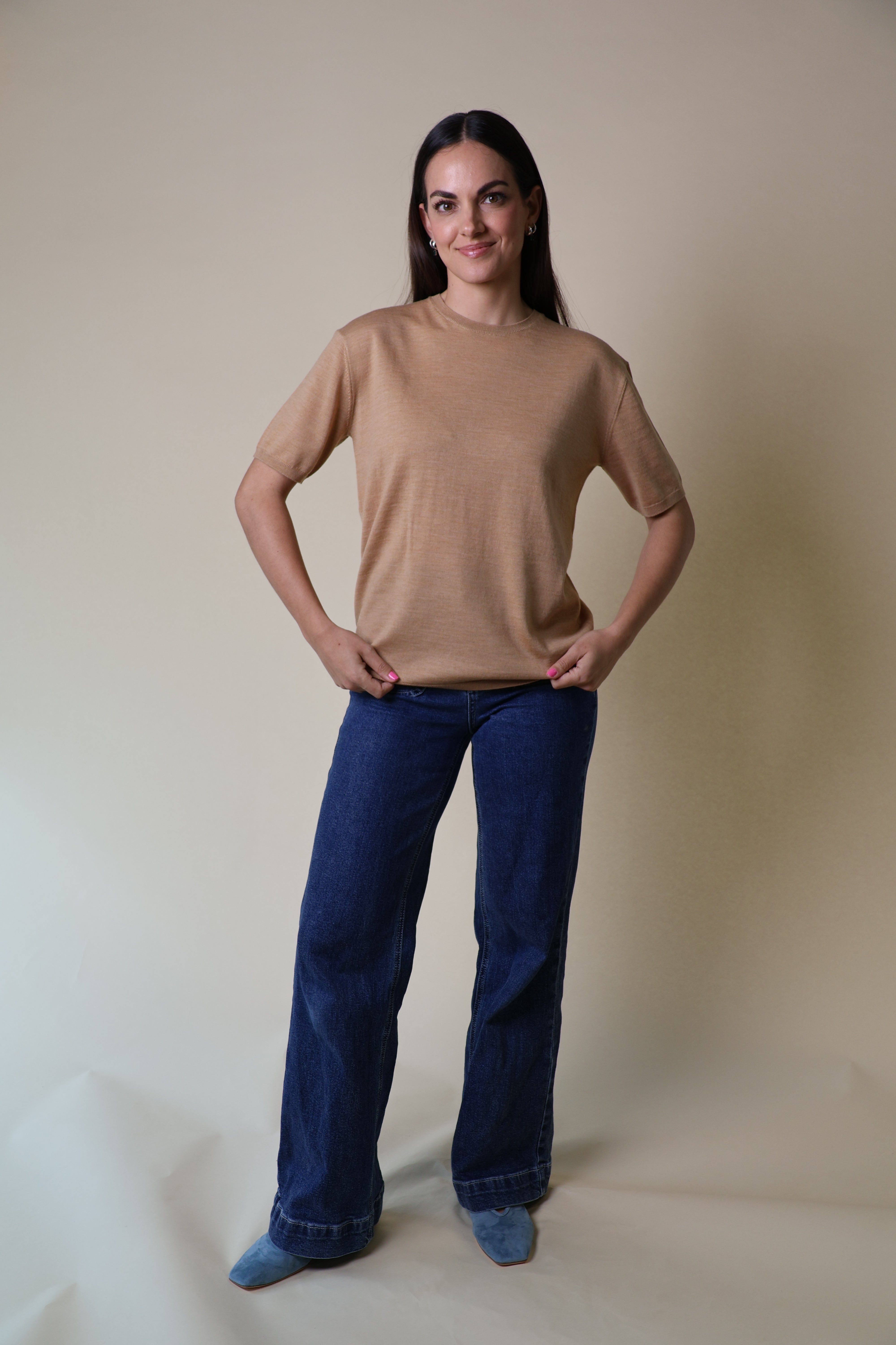 Spinel Tee Yarnsmith Camel