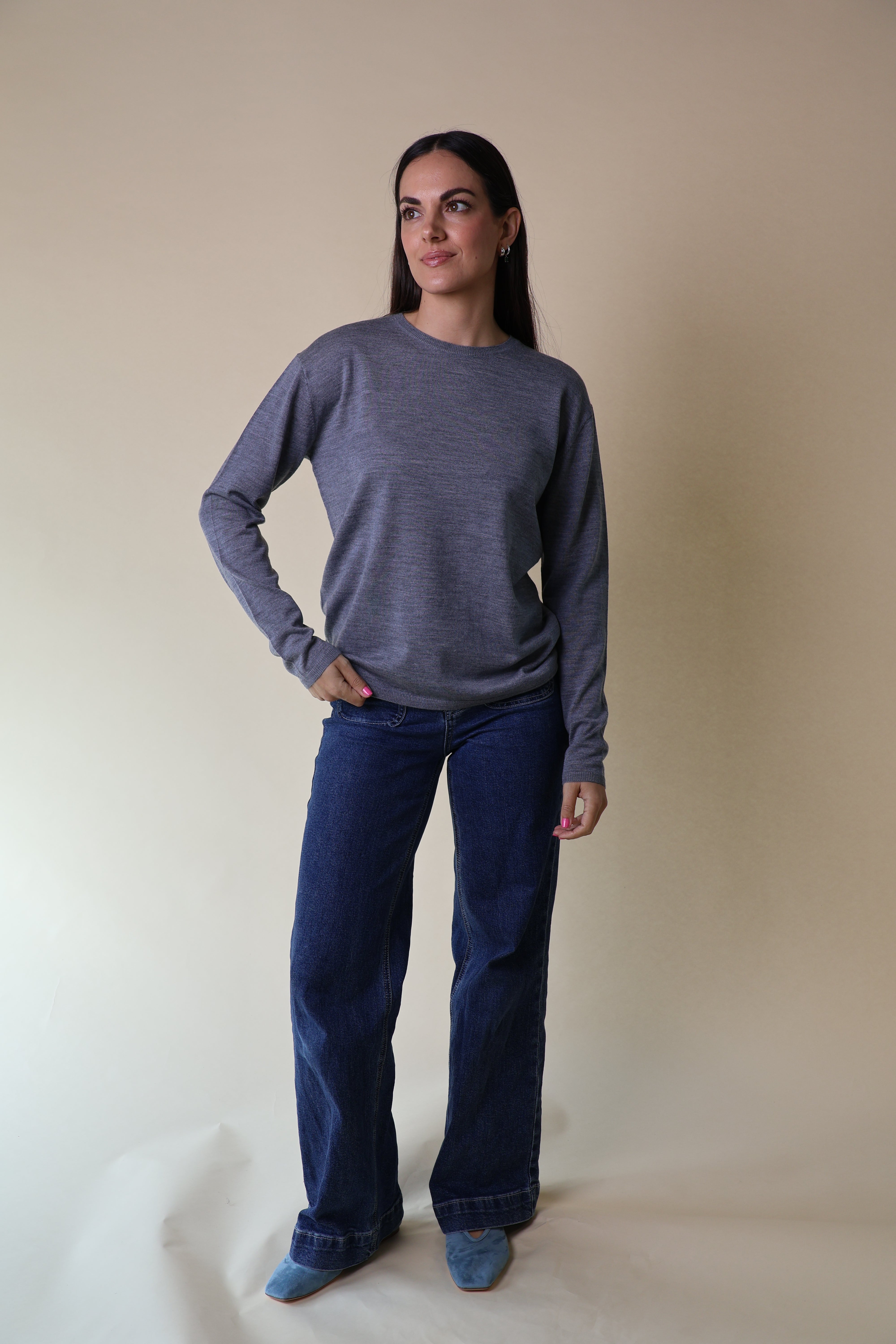 Bloodstone L/S Knit Yarnsmith Greymarle
