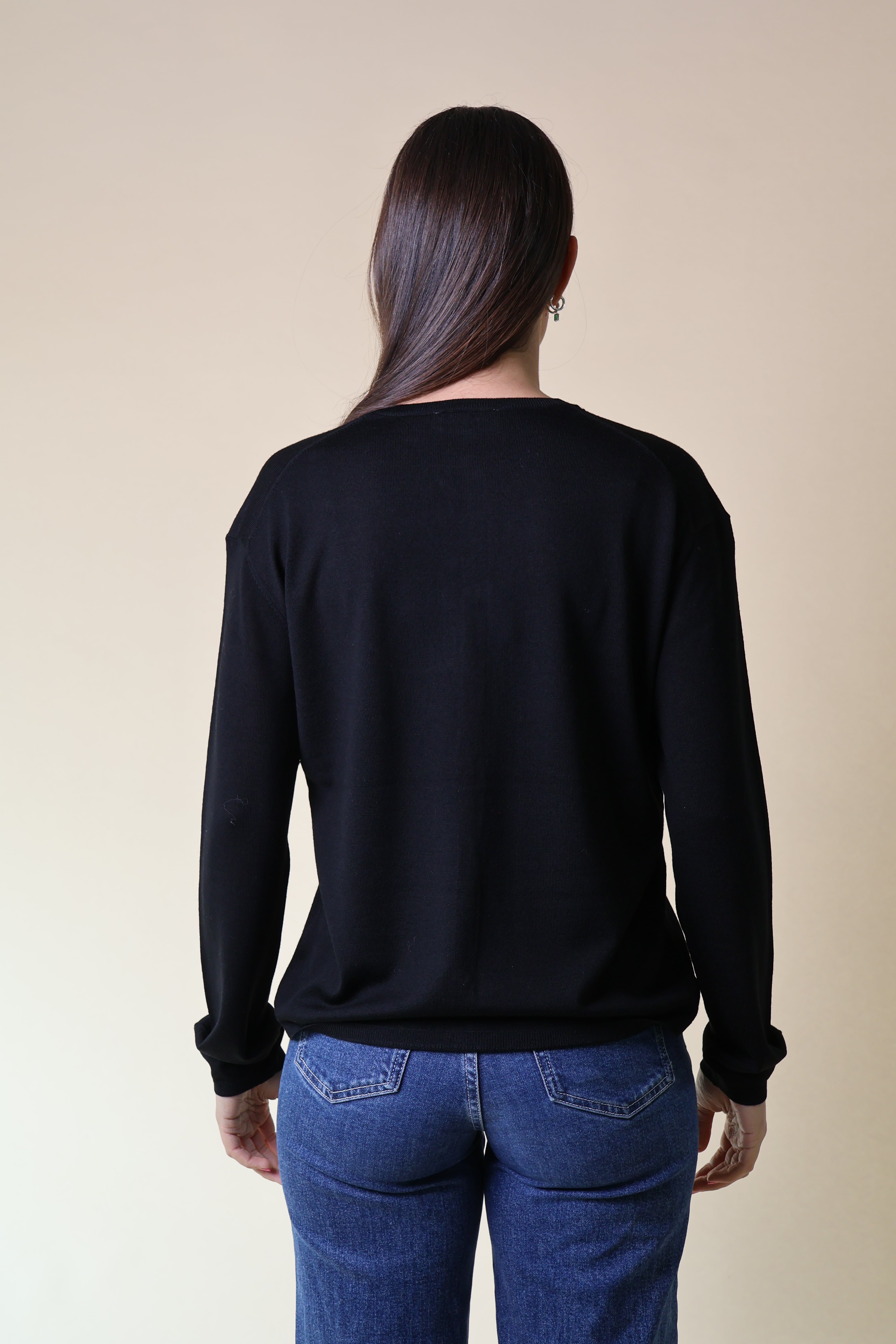 Morganite Cardigan Yarnsmith Black