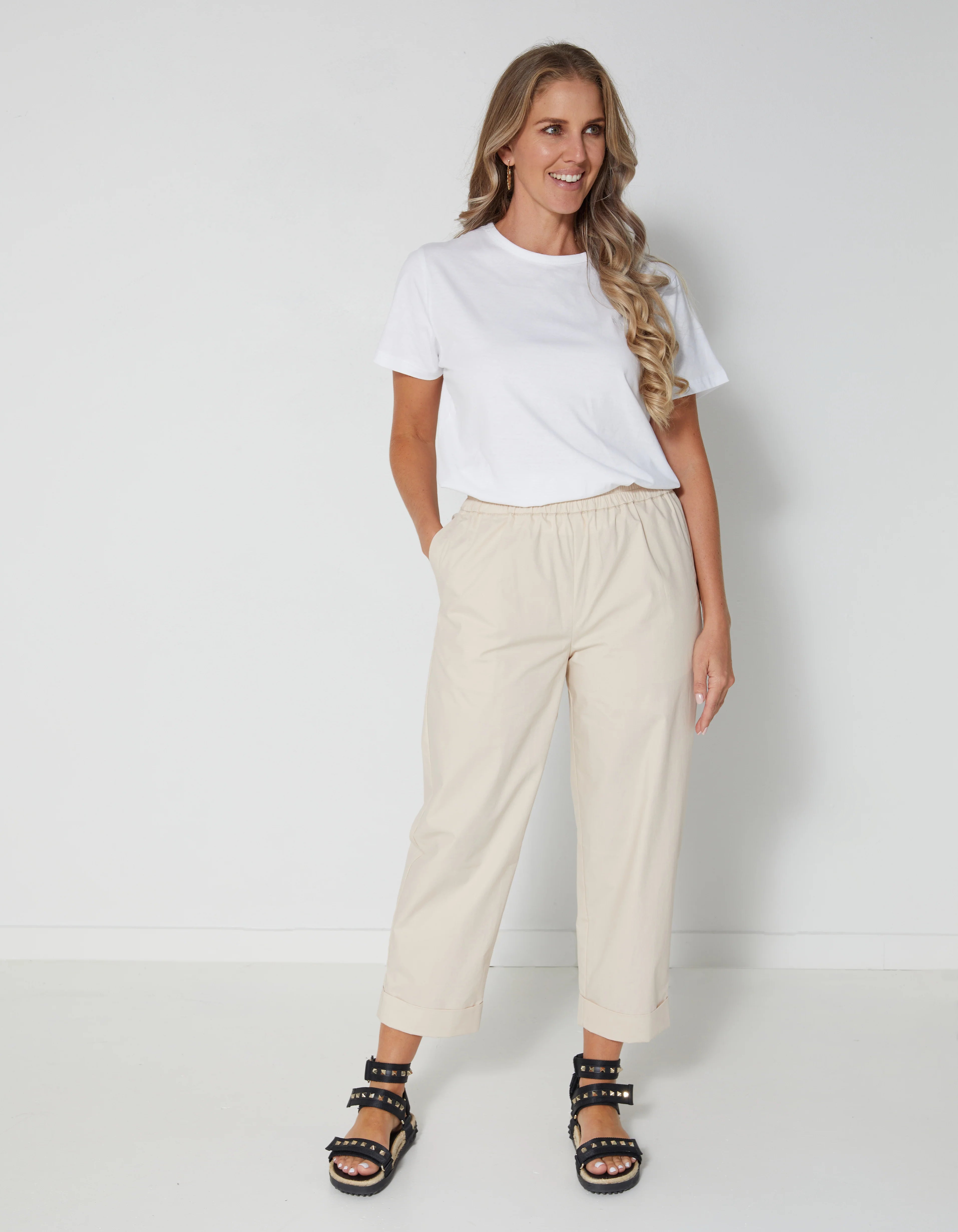 Poppa Pant Nude Stella + Gemma