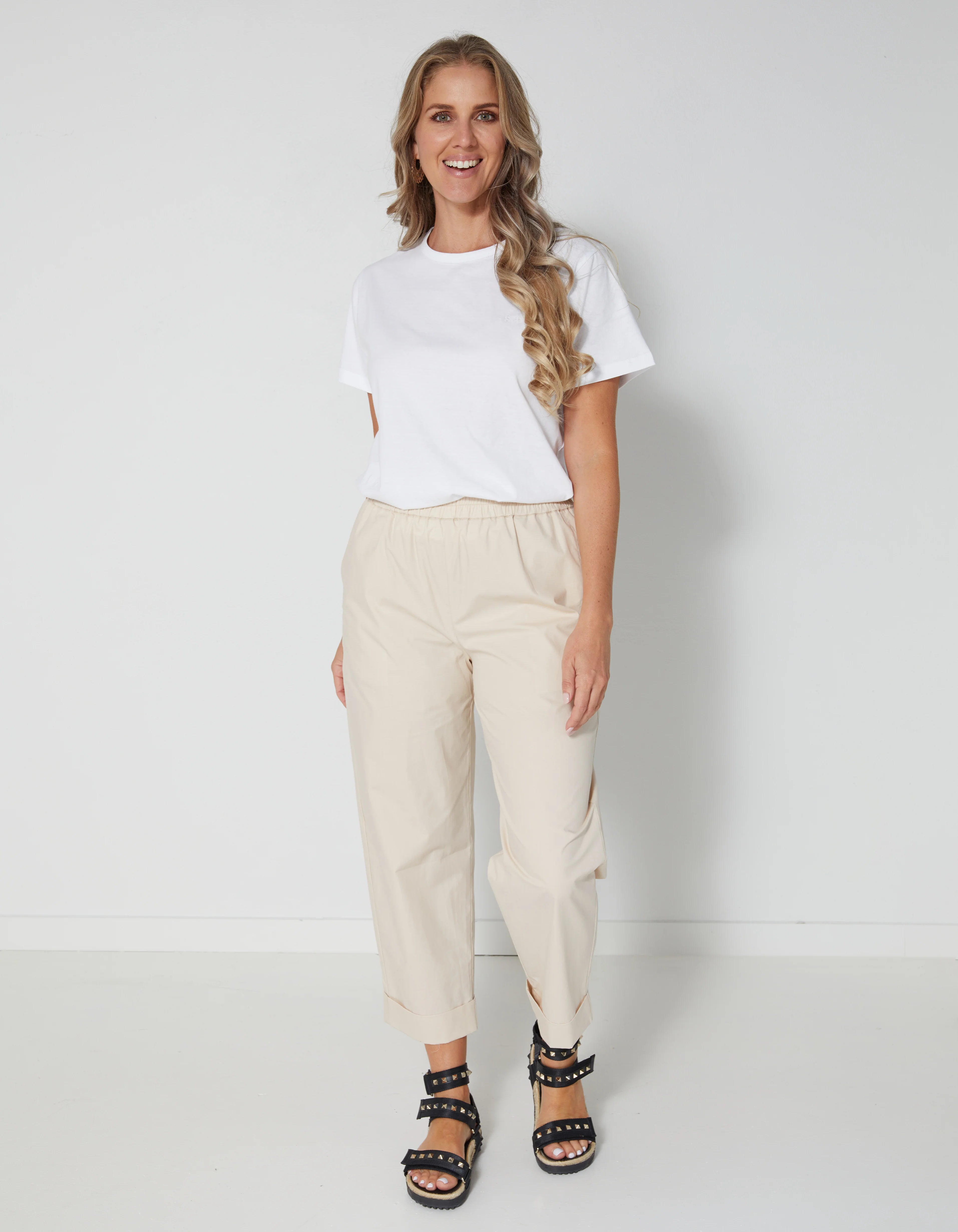 Poppa Pant Nude Stella + Gemma