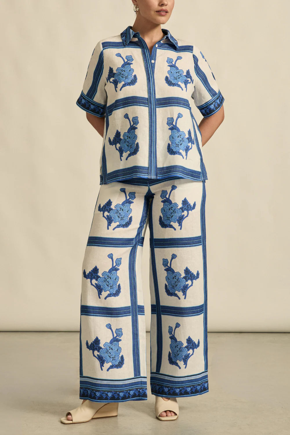 Pixel Top Zoe Kratzmann Azure Collage