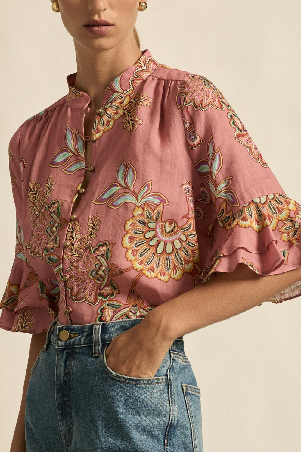 Fluctuate Top Zoe Kratzmann Kgari Bloom