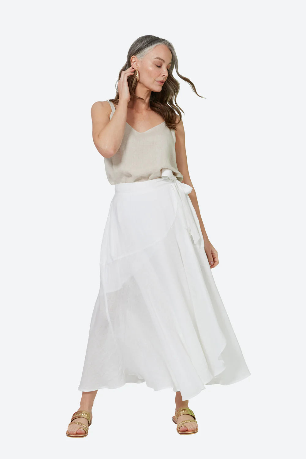 La Vie Wrap Skirt Eb&Ive Blanc