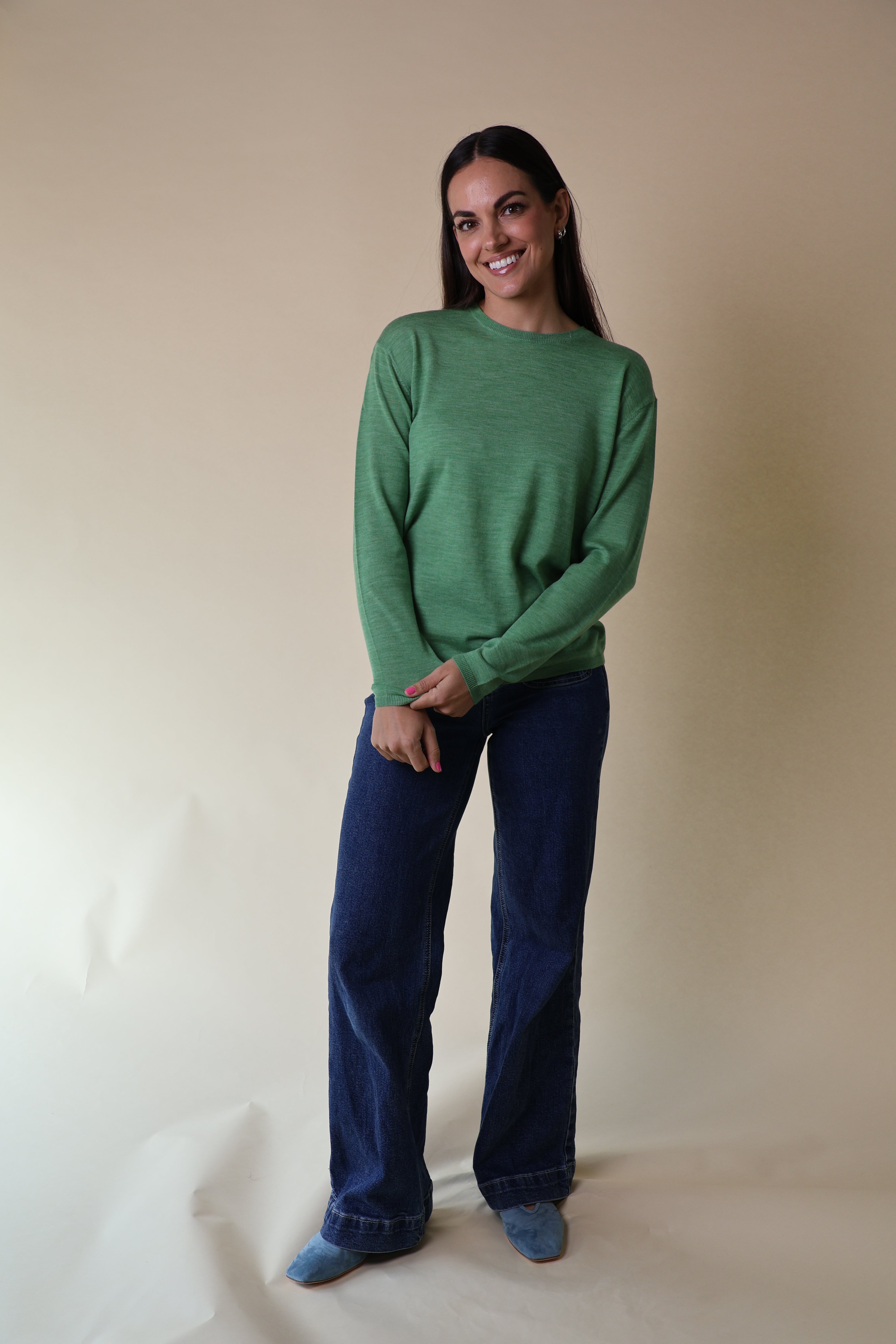 Bloodstone L/S Knit Yarnsmith Shamrock
