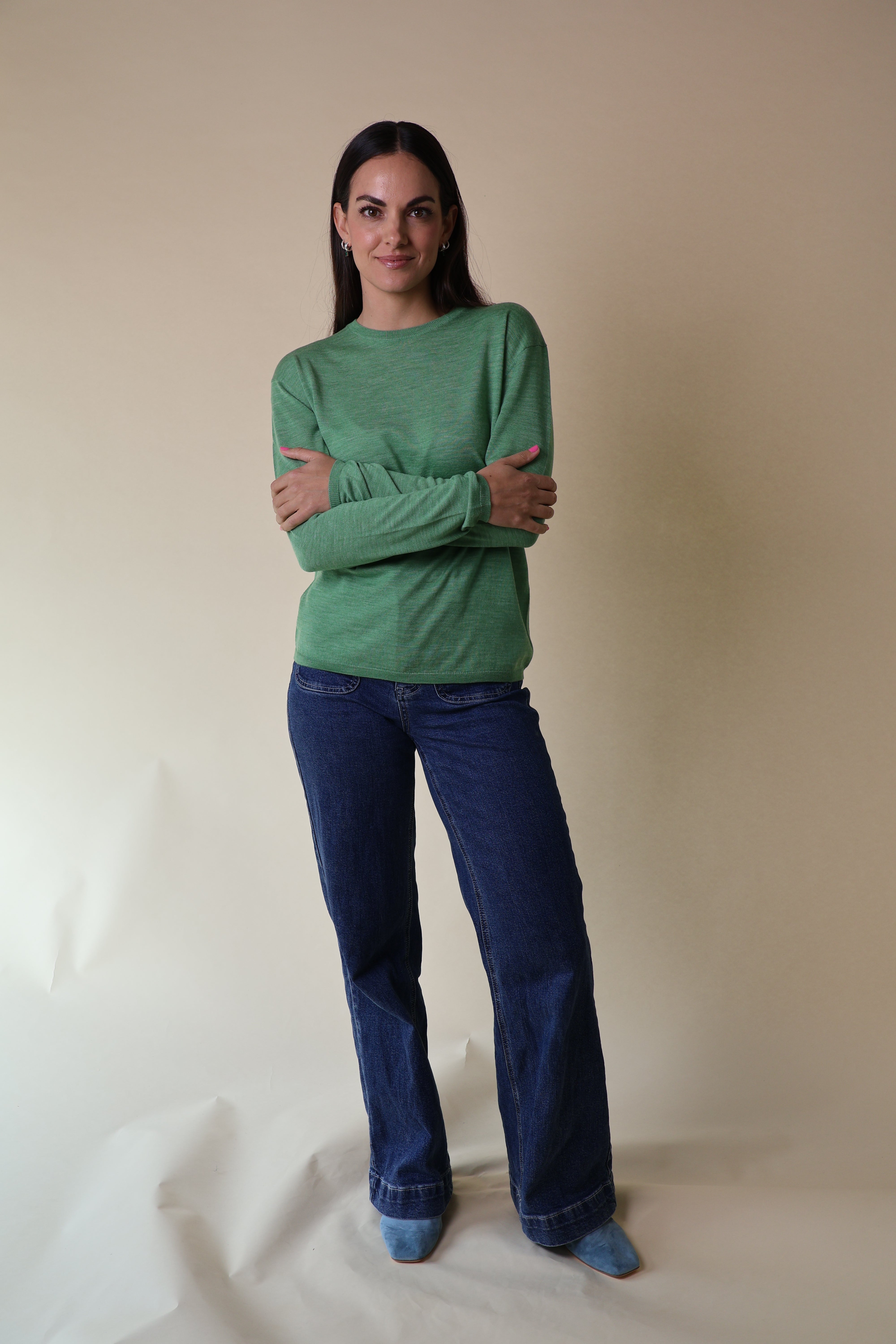 Bloodstone L/S Knit Yarnsmith Shamrock