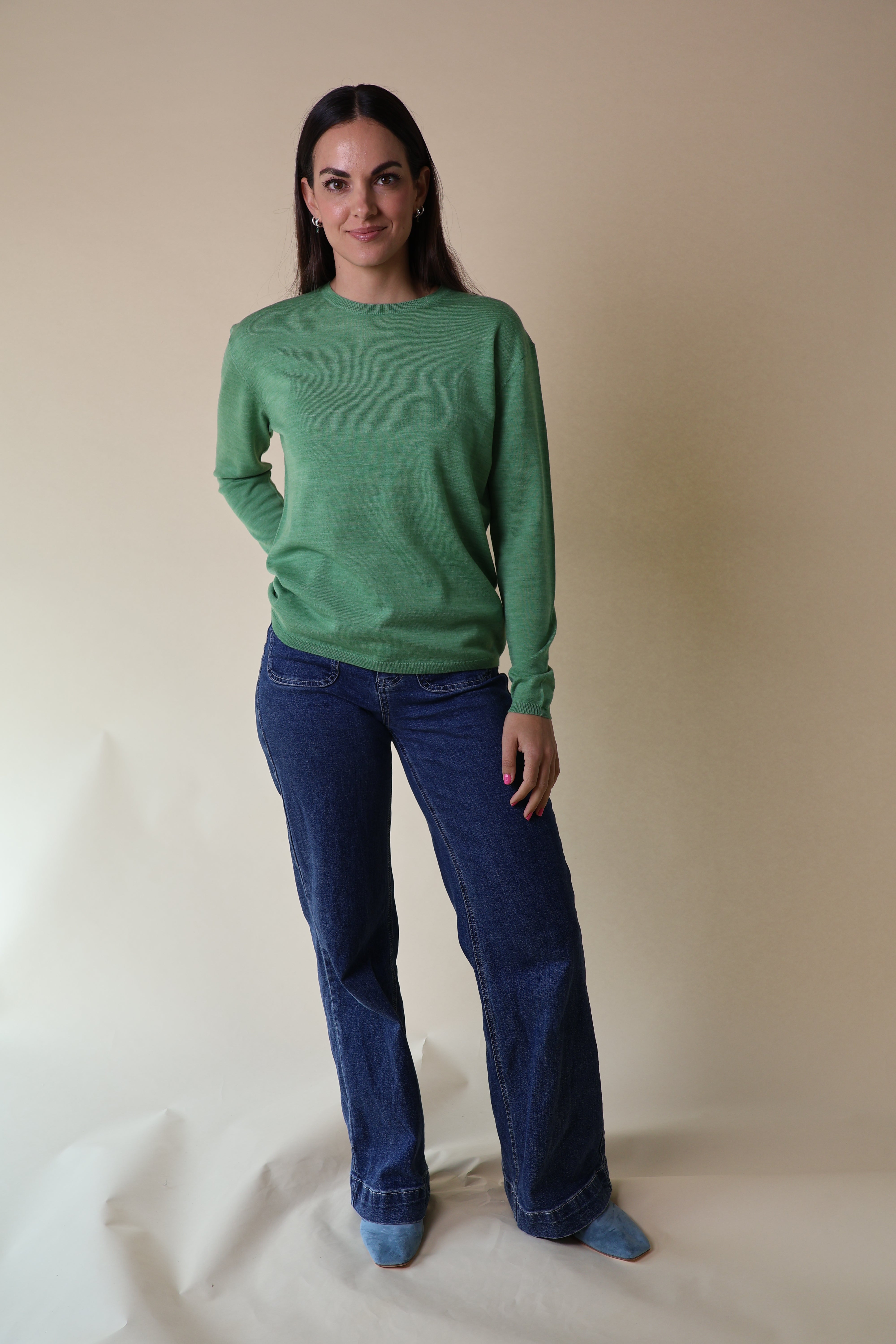 Bloodstone L/S Knit Yarnsmith Shamrock