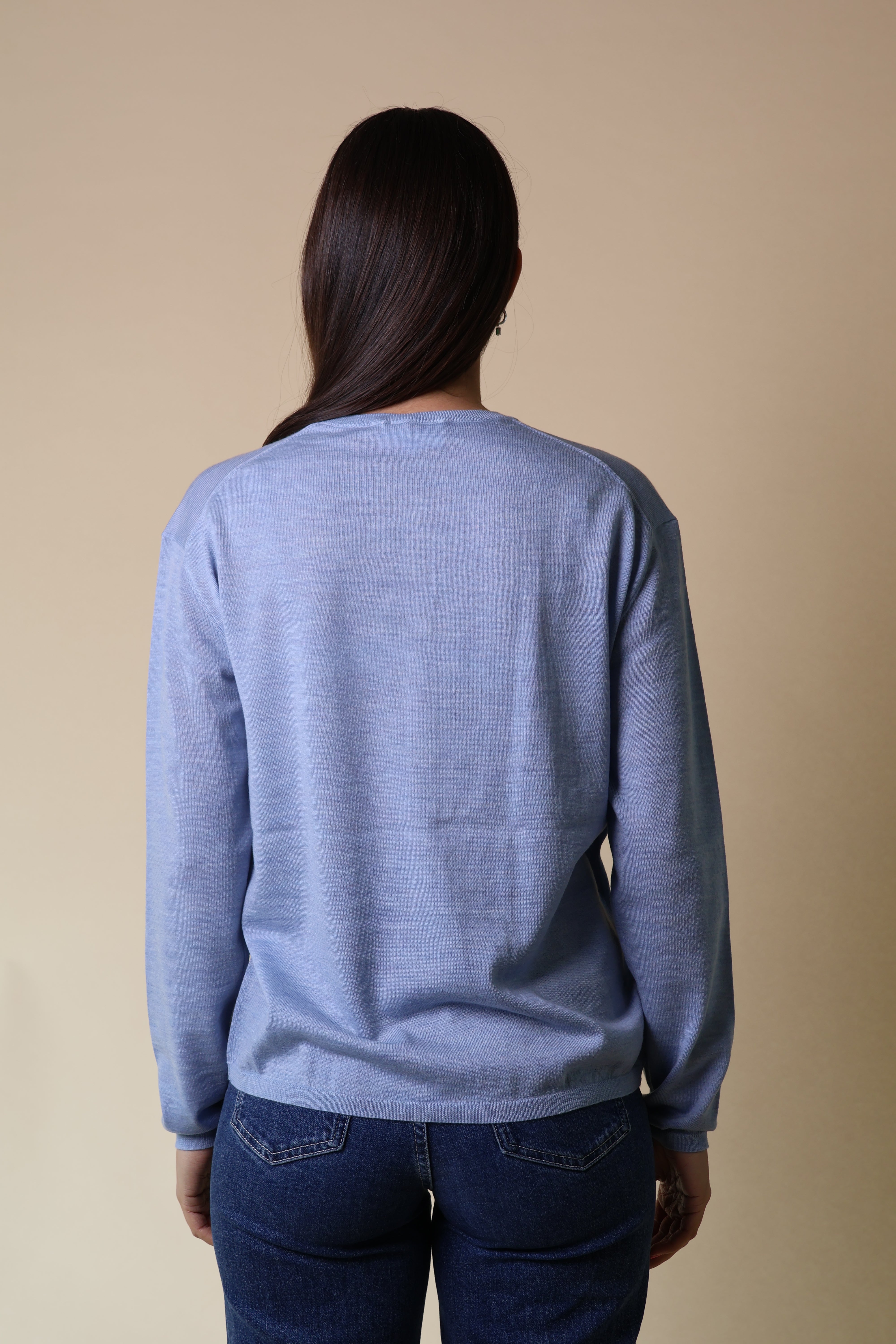 Morganite Cardigan Yarnsmith Pale Blue