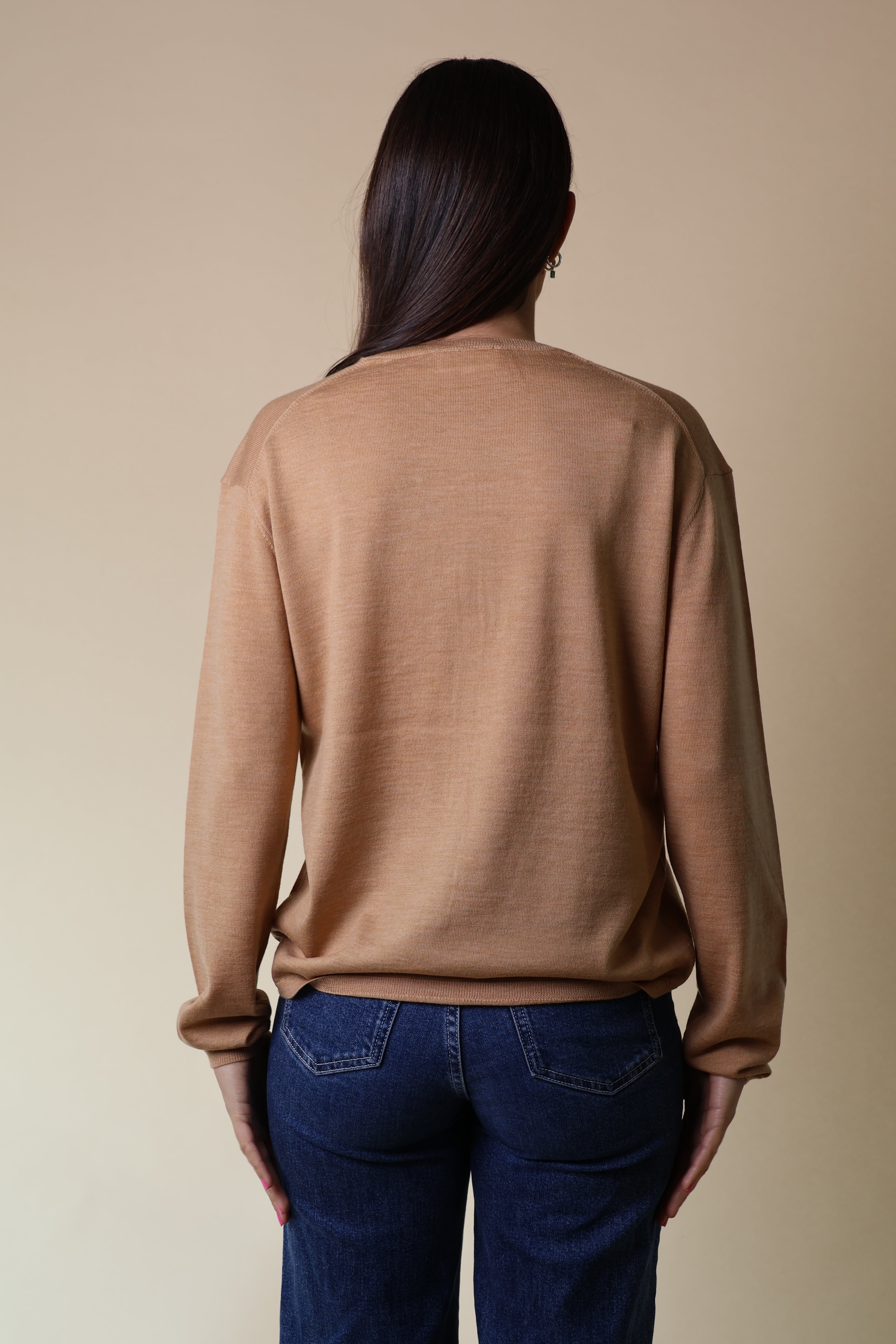 Morganite Cardigan Yarnsmith Camel