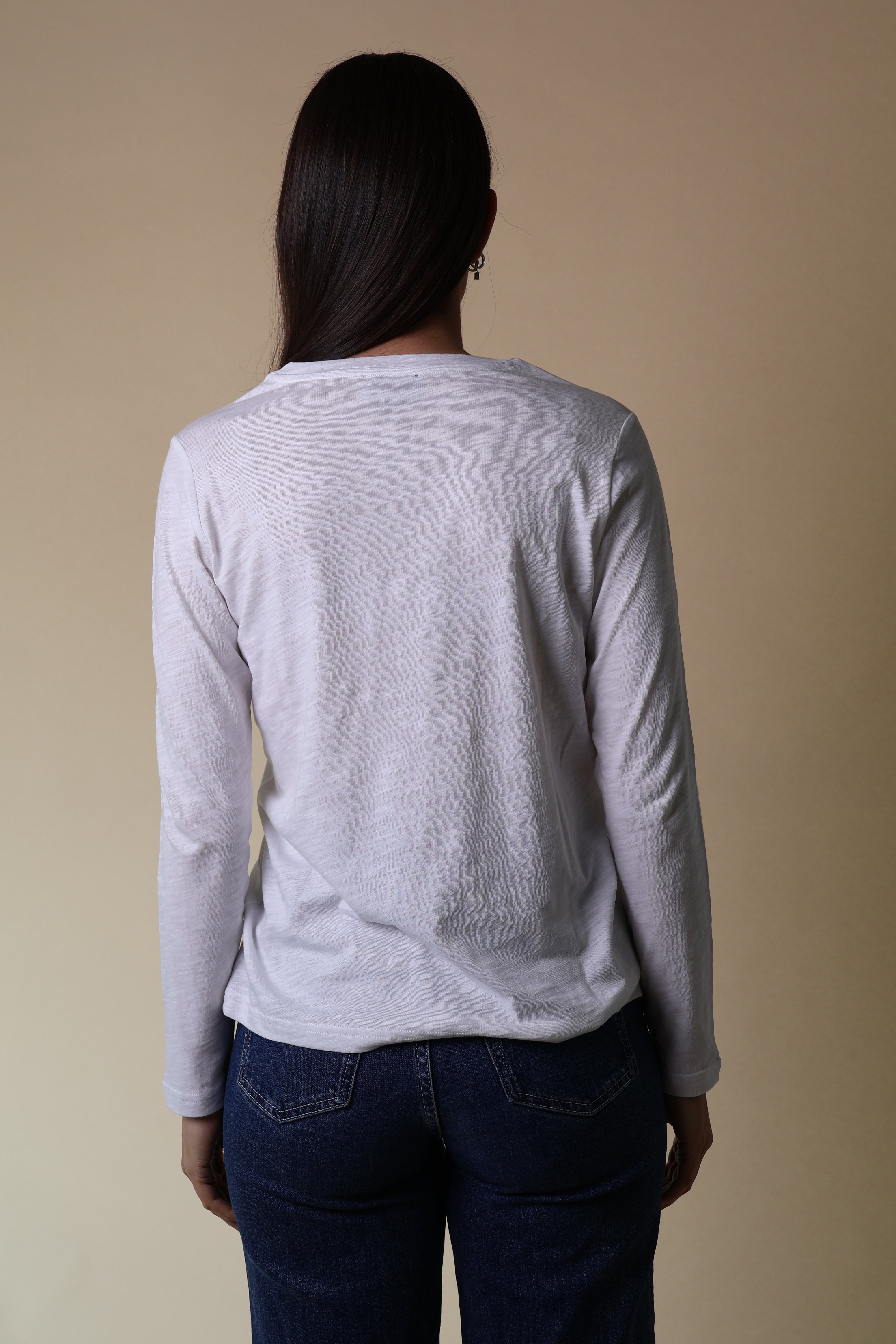 Velveteen Rabbit Long Sleeve Lucie Tee White
