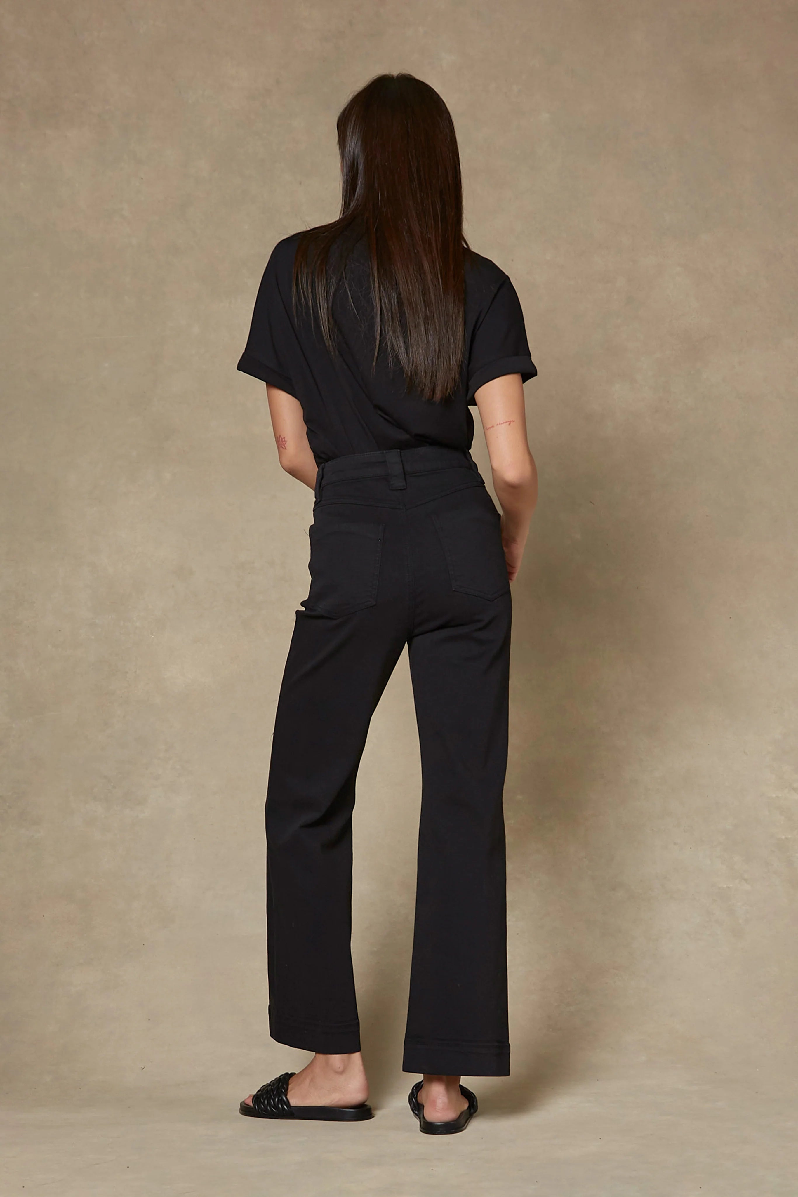 Dricoper Maarte Wide Leg Jeans Black