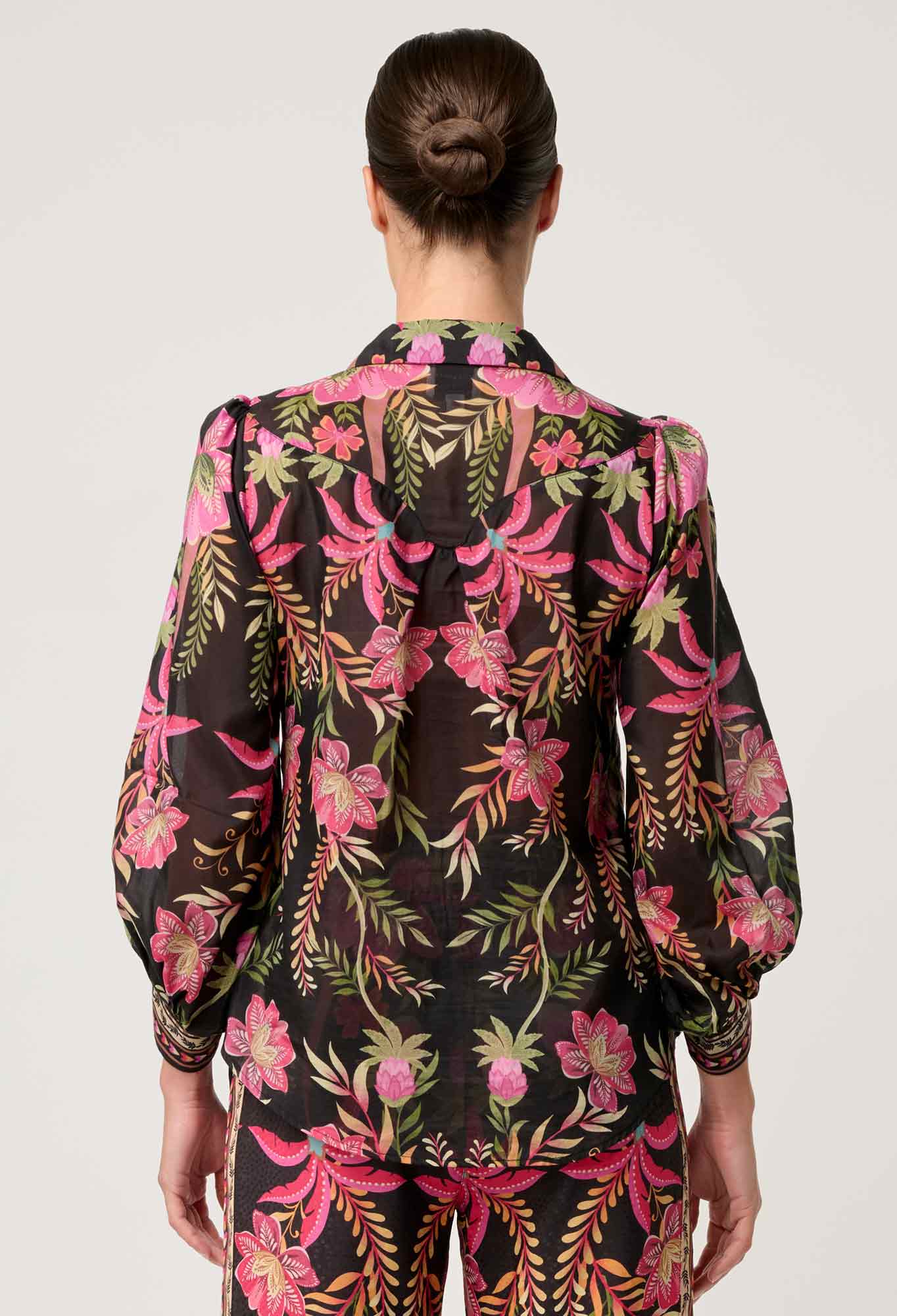 Elysian Silk Cotton Anthos Lobos Shirt Once Was