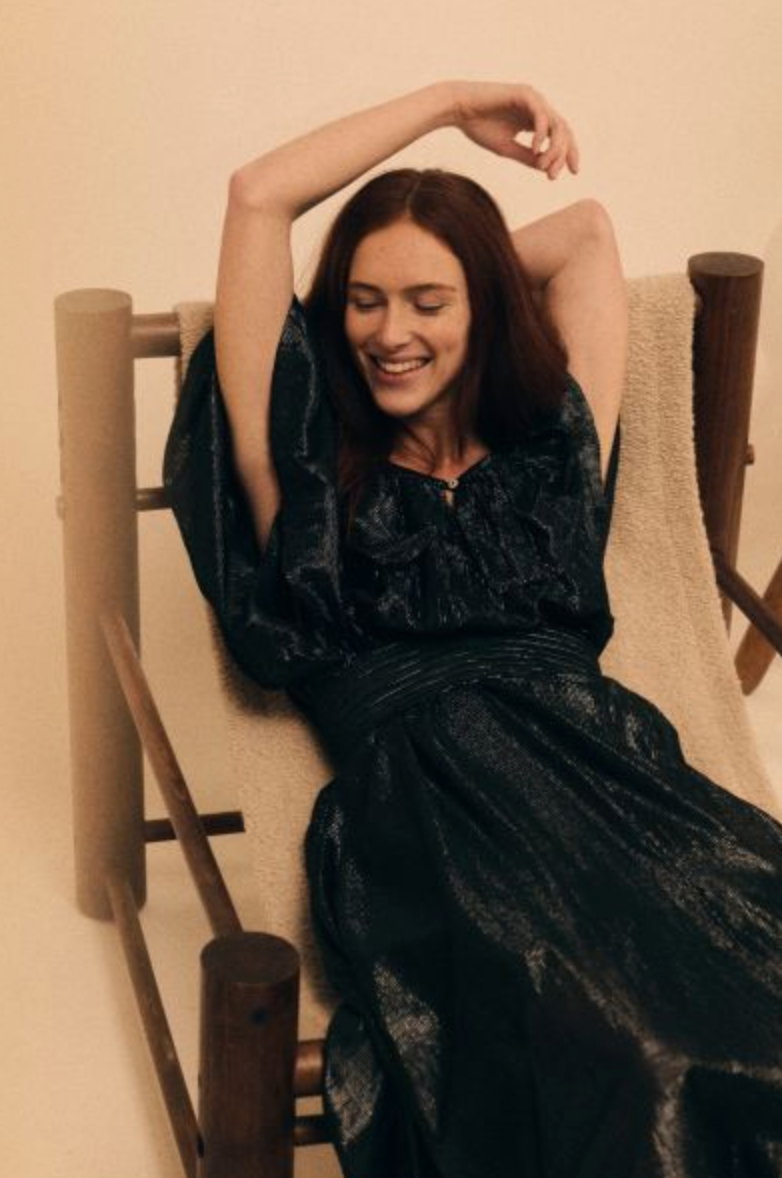 Raeya Long Dress Black Leon & Harper