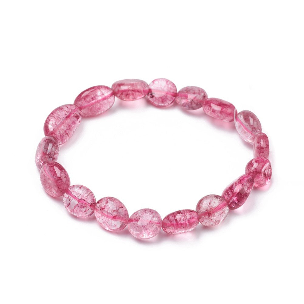 Tumbled Bracelet - Natural Pink Quartz
